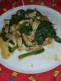 Pollo con espinacas