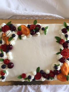 Foto di Torta di compleanno estiva