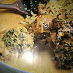 Spinach Kofta With Creamy tomato curry A picture of Spinach Kofta With Creamy tomato curry.