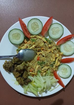 Foto resep Nasi goreng kembang kol