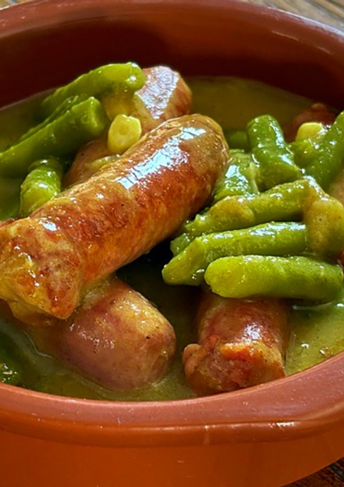 Una foto de Salchichas al curry