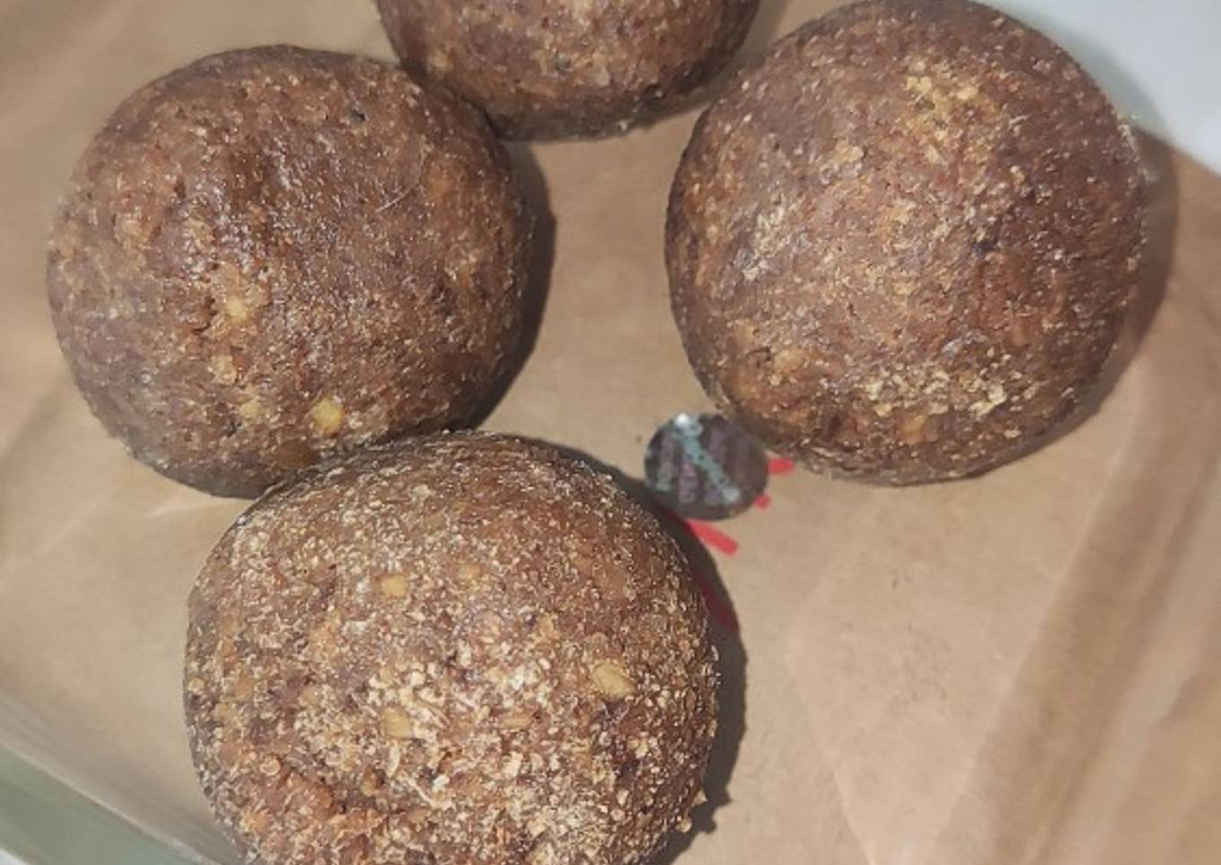 Coconut ladoo with jaggery