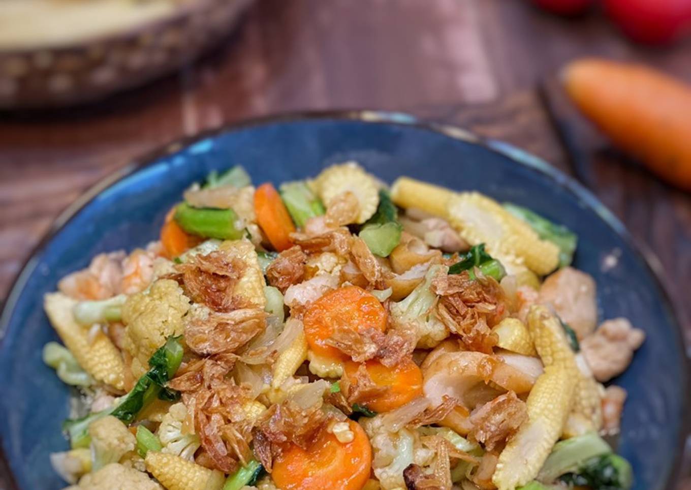 Capcay Goreng ala Tiger Kitchen (komplit, seger dan gurih)