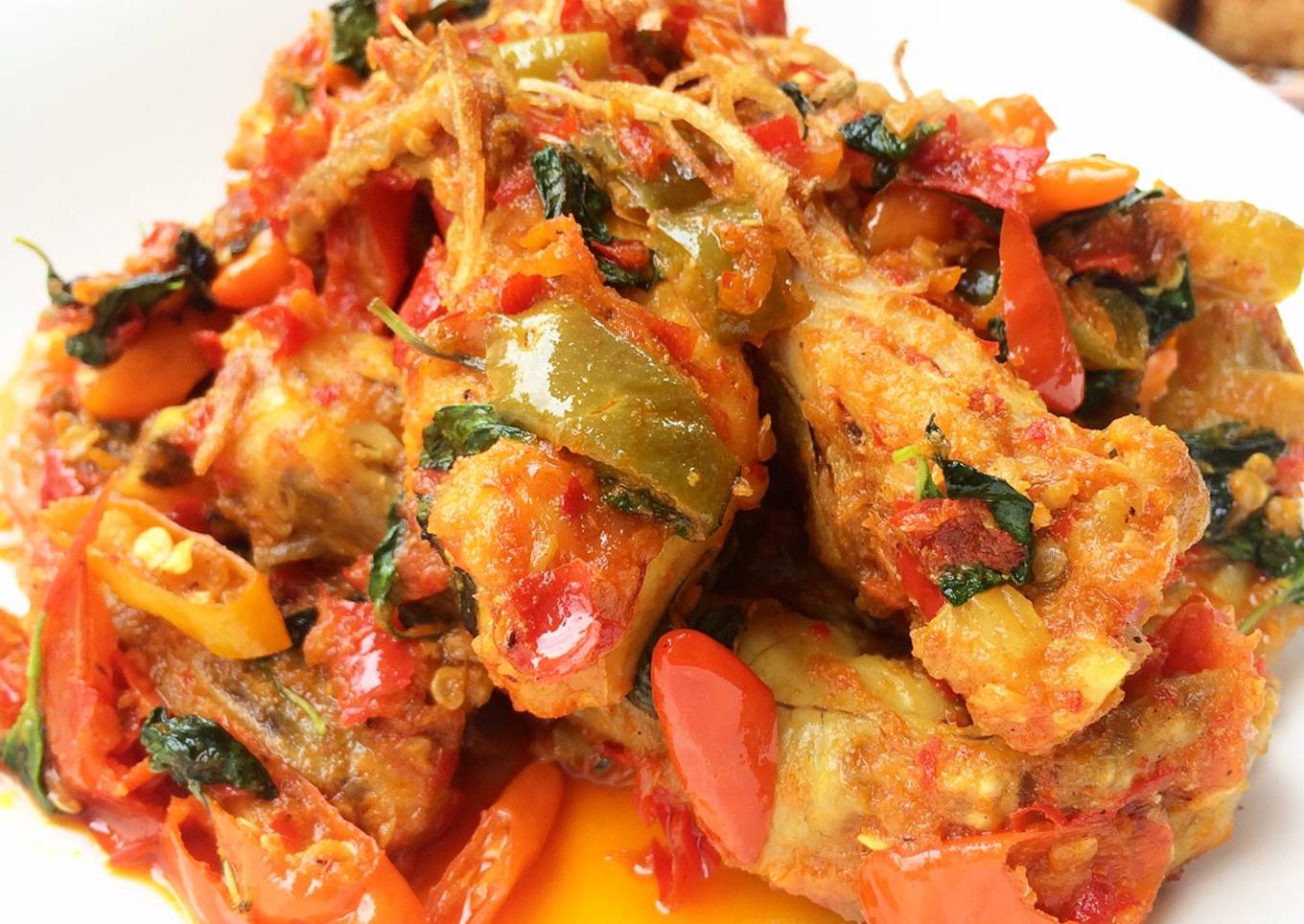 Ayam Woku Rica Kemangi