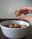 Bolitas de galleta 3 ingredientes