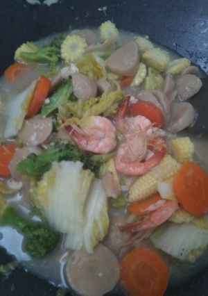 Foto resep Capcay Seafood Kuah