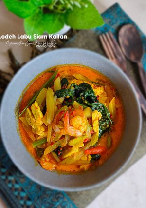 Foto resep Lodeh Labu siam Kailan