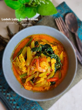 Recipe Lodeh Labu siam Kailan the So Delicious Delicious