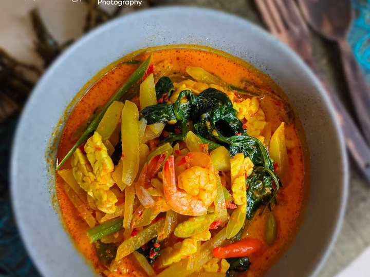 Easy Steps Prepare Recipes Lodeh Labu siam Kailan the Awesome  Make You Drink.