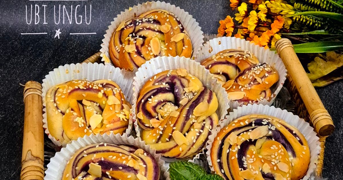 Roti Pasta Ubi Ungu