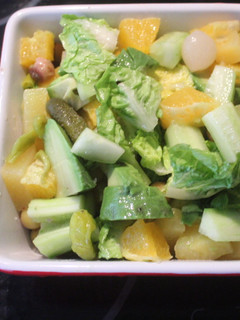 Una foto de Ensalada con frutas