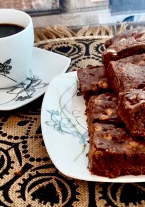 صورة لوصفة براونيز 🍫 يهبل 🤩 بنين🤤 على طريقة شهد حبيبتي 😘😍