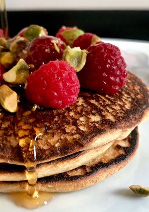 Una foto de Hot cakes integrales