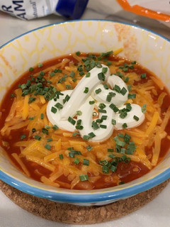 A picture of The best crockpot chili.