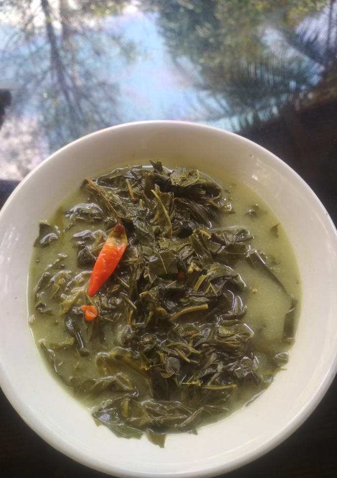 Foto resep Gulai Daun Singkong Ikan Teri
