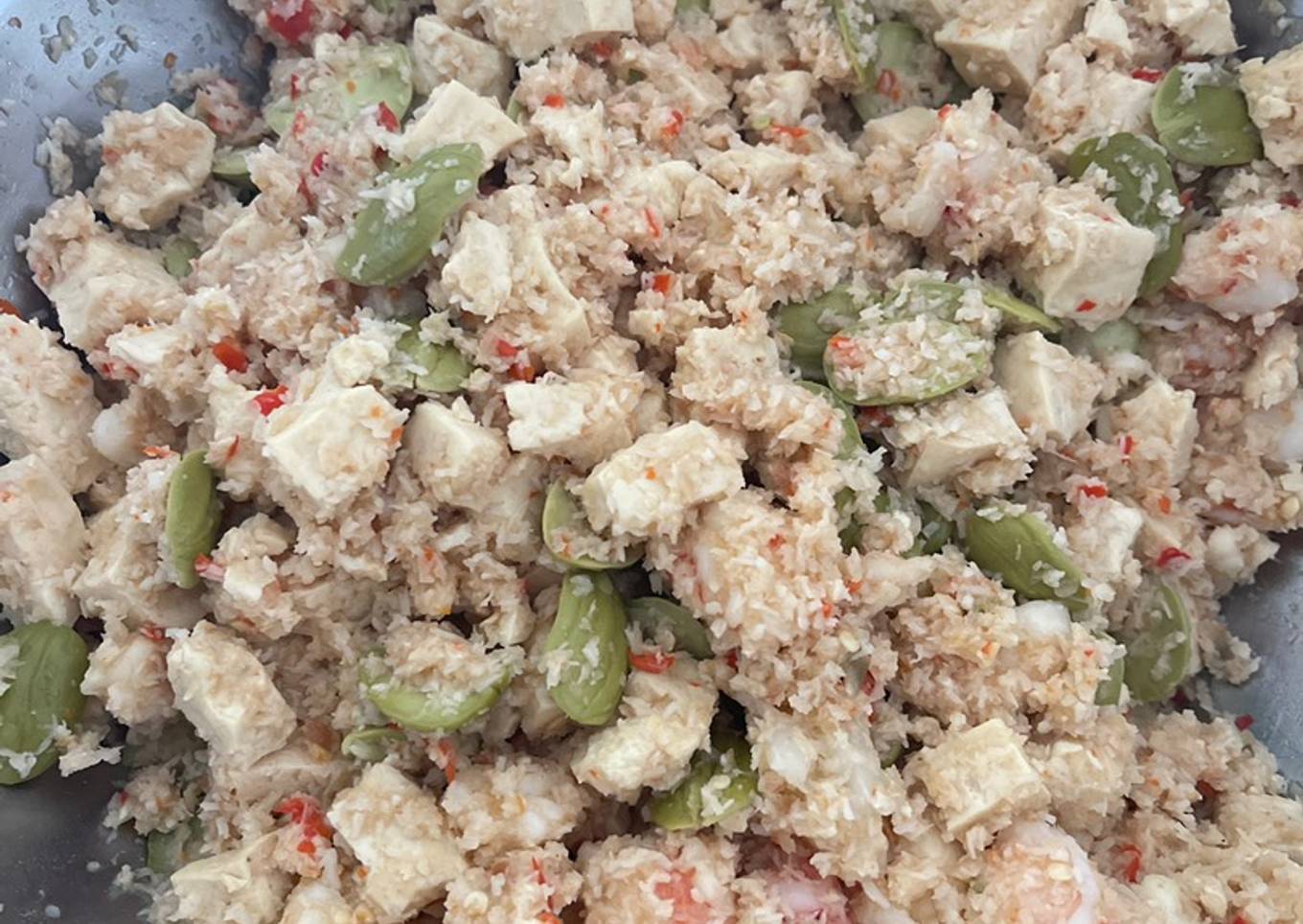 Botok Tahu Petai Udang