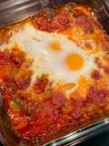 Shakshuka de pimientos asados