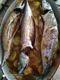 Caballa al horno con patatas