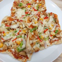 A picture of Bread Pizza.