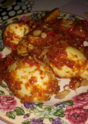Foto resep Sambel Telor Kentang