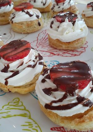 A picture of Berries And' Cream Tarts.