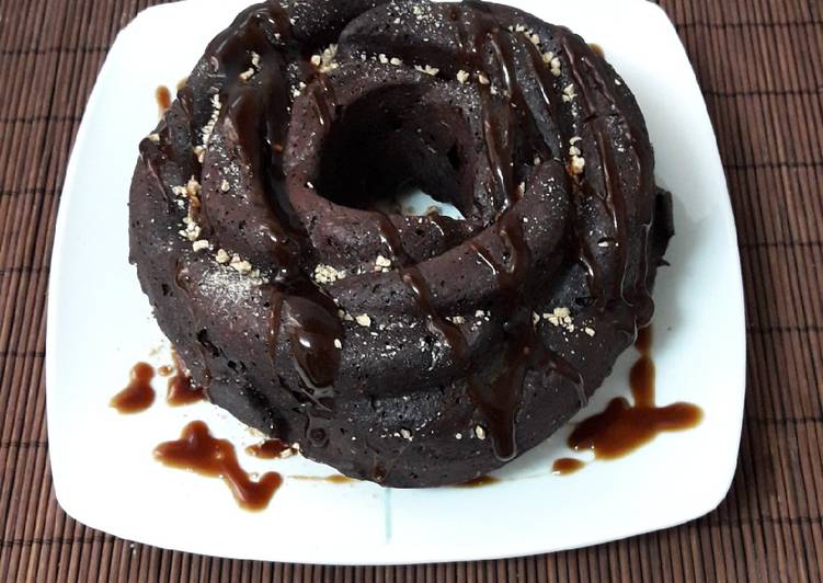 Bizcocho de chocolate al microondas