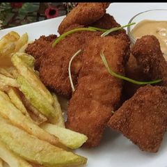 A picture of Fish and chips.