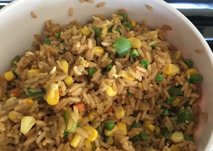 Simple Way to Prepare Perfect Vegetable fried rice