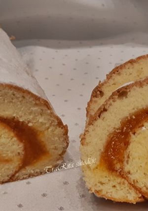 Piskótarolád recept fotója