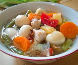 Resep Populer Sop Telur Puyuh Enak Bergizi