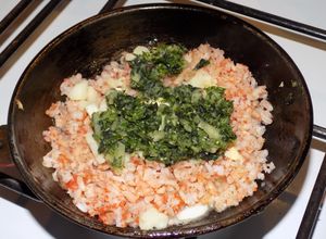 Una foto de Ortiga (arroz tipo risotto)
