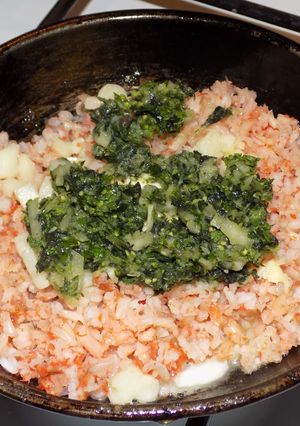 Una foto de Ortiga (arroz tipo risotto)