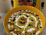 آش ماست آذربایجانی با بلغور گندم
