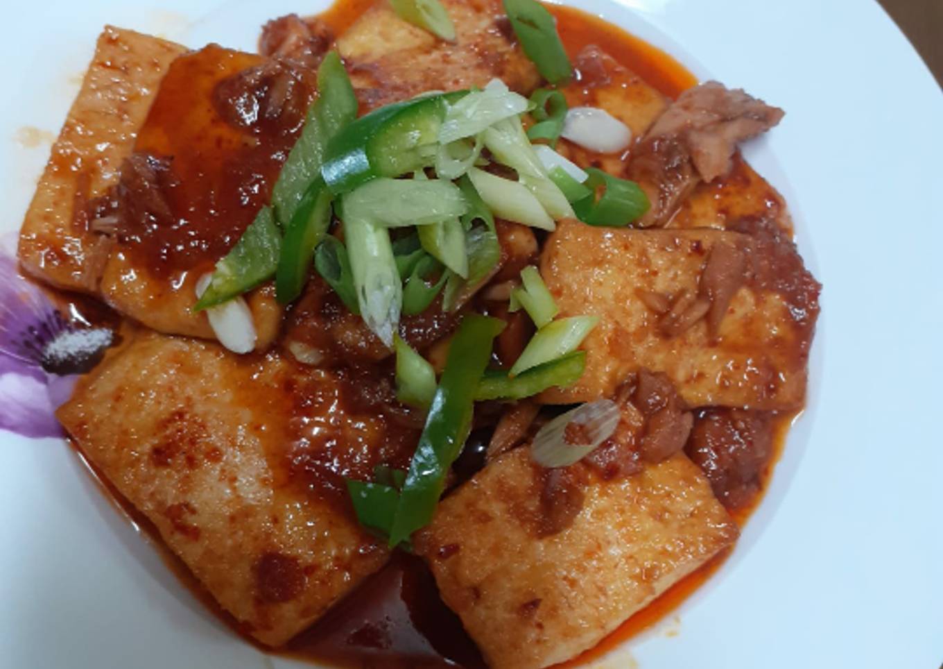 Dubu/Tahu jorim (Korean Food)