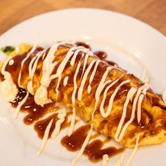Tompei-yaki : Japanese pork omelette (とん平焼き) A picture of Tompei-yaki : Japanese pork omelette (とん平焼き).