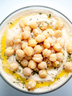 A picture of Homemade Hummus.