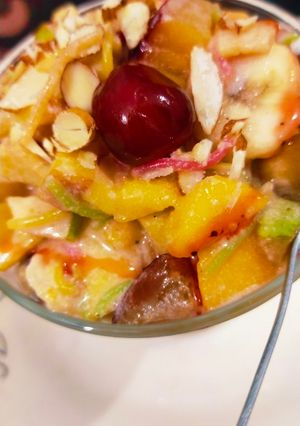 A picture of Creamy fruits.