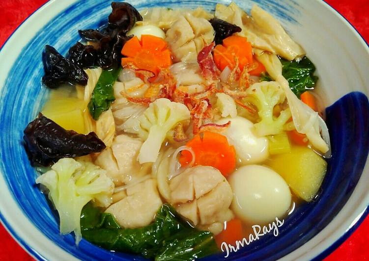 Resep Sup Kimlo Bakso Ikan Anti Gagal