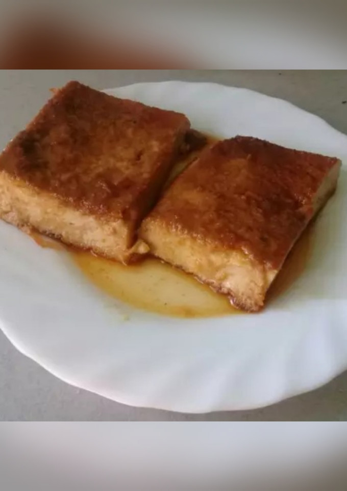Una foto de Budín de pan light 😋😋😋