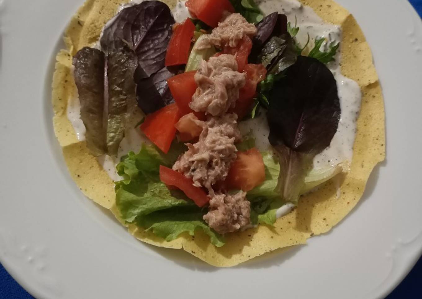 Crepes de harina de garbanzo