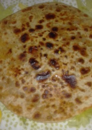 A picture of Sattu Paratha.