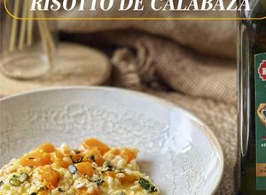 Una foto de Risotto de Calabaza