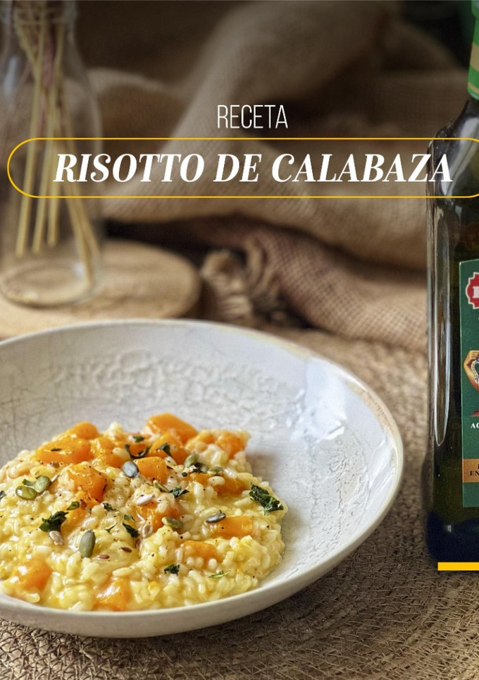 Una foto de Risotto de Calabaza