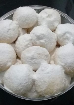 Foto resep Bola-bola salju keju
