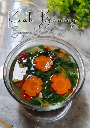 Foto resep Kuah Bening Bayam Wortel