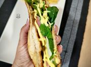 Una foto de taco beicon