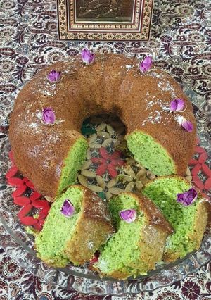 عکسی از دستور کیک اسفناج 🤩