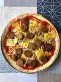 Pizzeta de Salchichas Veganas