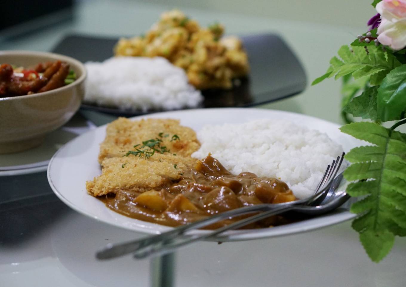Chicken katsu curry
