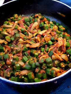 A picture of Crunchy okra.